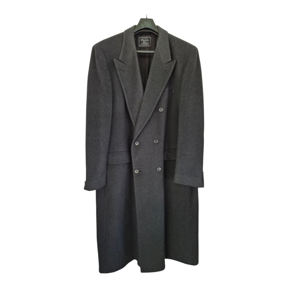 Christian Dior Le Connaisseur 100% Cashmere Long Double Breasted Coat Vintage